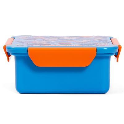 Eazy Kids Lunch Box, Soccer - Blue, 650ml
